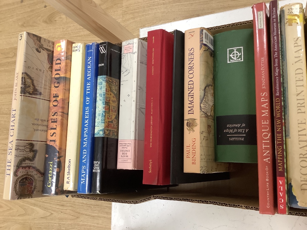Map Reference Books, general and rest of world, approx. 17 vols